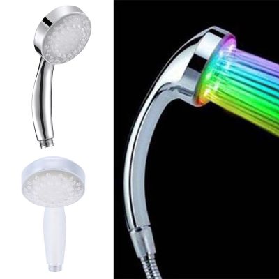 Color Changing Shower Head Led Light Glowing Automatic Color Changing Automatic Handheld Water Saving Shower Bathroom Decor  by Hs2023