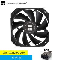 【LZ】❁  Thermalright-D12B Ventilador De Refrigeração Do Computador 12cm Case 4Pin 1500RPM Controle De Temperatura Inteligente 65CFM Alto Volume De Ar