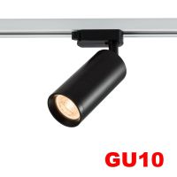 1PCS LED Track Light GU10 Rail Spots Replacement Lamp Bulb For Store Shop Showroom Adjustable 1 3 Phase 4 Wire Ceiling Spotlight