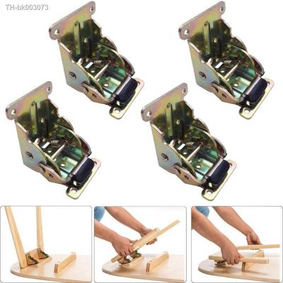 ✵❂✙ Folding Table Hinge Table Leg Fold Accessories Coffee Table Folding Bracket Foot Automatic Lock Iron Hinge Furniture Hardware