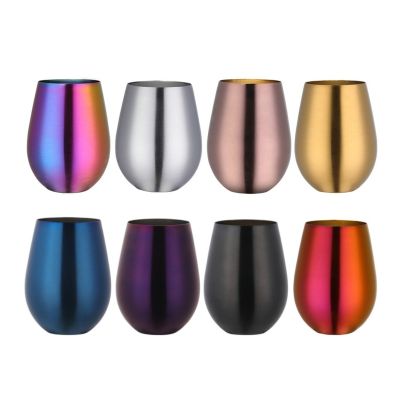 500ML Beer Cup Stainless Steel Cocktail Mugs Milk Drinking Mug Coffee Tumbler Juice Milk Cup Metal Mug For Bar Outdoor Drinkware