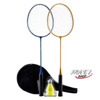 ชุดแร็คเกตแบดมินตันสำหรับผู้ใหญ่ที่เพิ่งหัดเล่น ไม้แร็คเกต ไม้แบด ADULT BADMINTON RACKET SET STARTER