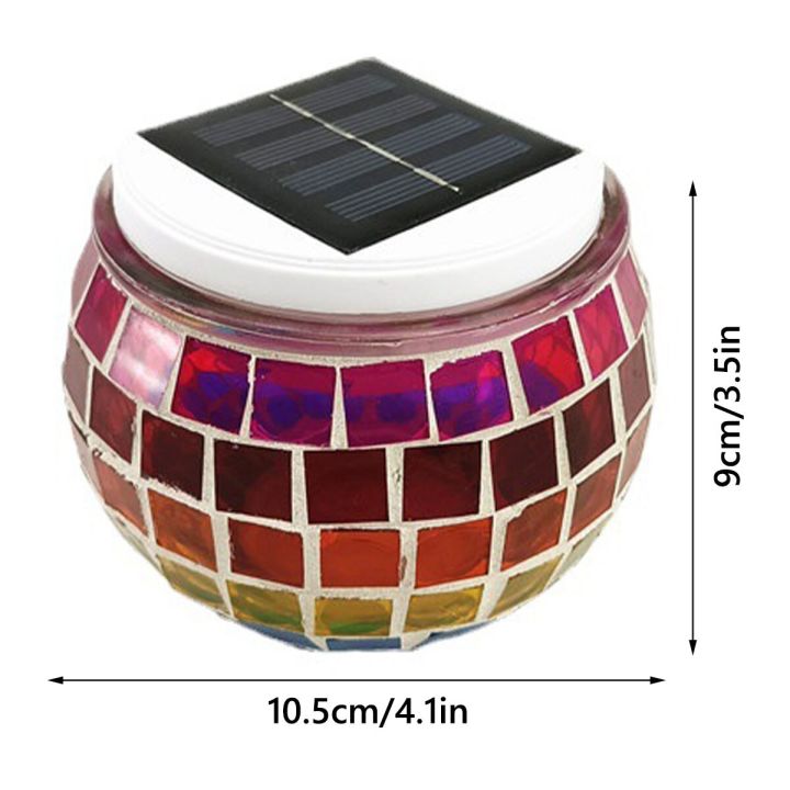 solar-led-light-mosaic-solar-light-solar-powered-glass-ball-light-waterproof-solar-garden-lamp-landscape-lamp-garden-decor-power-points-switches-save