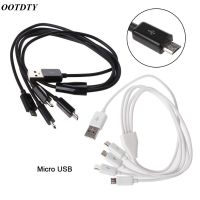 1pc Portable USB 2.0 Type A Male To 4 Micro USB Male Splitter Y Charging Cable for Samsung Xiaomi Mobile Phone Tablet Power Bank