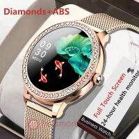 ∋ Diamonds Smart Watch Women Lovely Smartwatch Heart Rate Monitor Sleep Smart Clock Lady Fitness Sports Smart-watch For Android