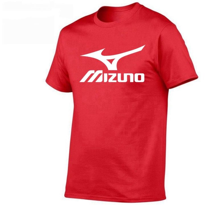 mizuno-เสื้อยืดผู้ชายใหม่2-2023ฤดูร้อนแฟชั่นแขนสั้นลำลองเสื้อผ้าฝ้ายเสื้อยืดเท่ๆเสื้อผ้าหน้าร้อนผู้ชาย