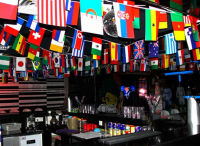 [Foocome]ZXZ World Bunting Flag 14*21ซม. 20*30ซม. 100 200PCS ฟุตบอลฟุตบอลแห่งชาติธง World Country Flags Bunting Small World Flags