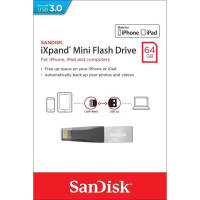 (พร้อมส่ง) Sandisk iXpand Mini Flash Drive 64GB for Iphone Ipad แฟลชไดร์ฟ รุ่น SDIX40N_064G_GN6NN by MP2002 ประกัน 2 ปี Synnex