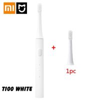 【♘COD Free Cas♘】 xia7303039692929 แปรงสีฟันไฟฟ้า Xiaomi โซนิค T100แปรงสีฟันอัลตราโซนิกอัตโนมัติ Usb ชาร์จ Ipx7ได้กันน้ำสำหรับผู้ใหญ่