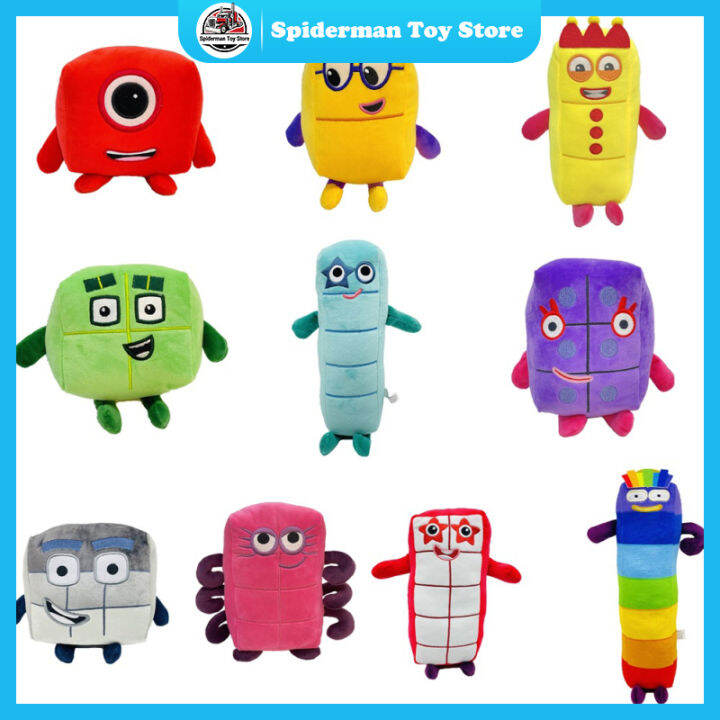 Cartoon Numberblocks Plush Doll Toy Stuffed Children Educational Number ...