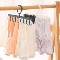 9 Holes Windproof Drying Rack Socks and Underwear Clip Hanger Multifunctional Clothes Hanger Balcony Wind Proof Drying Hangers