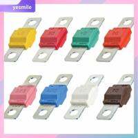 YESMILE -125A แถบเชื่อมฟิวส์ ชนิดปลั๊กอิน หลายสี ฟิวส์สลักเกลียว แบรนด์ใหม่ล่าสุด โลหะสำหรับตกแต่ง ฟิวส์มิดิ รถบรรทุกรถยนต์รถบรรทุก