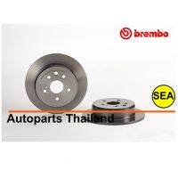 จานเบรคหลัง BREMBO รุ่น  UV สำหรับ LEXUS IS GSE20 250 350 ปี 05- รหัส 08A63511 (1 คู่)