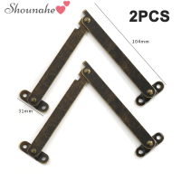 shounahe?Cheap? บานพับบานพับ2pcs บานพับพักเหล็กโบราณตกแต่งบานพับกล่องเฟอร์นิเจอร์