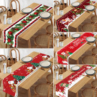 【Cwrecently Christmas Table Runner Merry Christmas Decoration for Home Tablecloth table Cover Ornament New Year Navidad Christmas Decoration 2023 ！