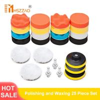 （Kvs auto parts）3 Quot; Buffing Pad Car Sponge Polishing Pad Kit Abrasive Polisher Drill Adapter Waxing Tools Accessory For Car Polisher