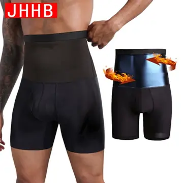 Tummy Compression Mens Shaper Boxer Shorts Girdle Briefs Underwear Sauna  Slim