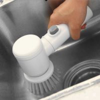 【cw】 Electric Handheld Scrubber Bathtub Sink Cleaning Bidet Brushes Washing Set ！