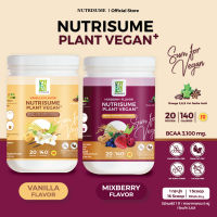 SET DUO 2 Flavor Nutrisume Pplant Vegan Plus Vanilla x Mixberry Flavor