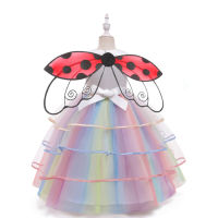 Creamnin Ladybug Wings Children Ladybug Wings ของขวัญปาร์ตี้โปรดปรานของเล่นสำหรับคอสเพลย์