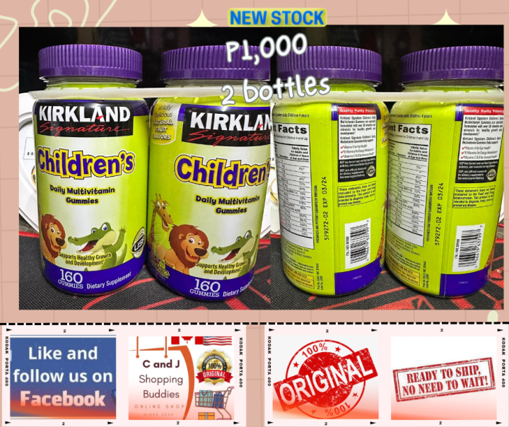 Authentic Kirkland Signature™ CHILDREN'S Daily Multivitamin GUMMIES