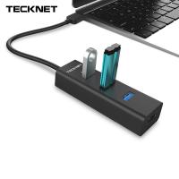 【New-store】 Gadget Lab Bd TeckNet 3พอร์ต USB3.0 Hub 10/100/1000 Gigabit Ethernet LAN อะแดปเตอร์เครือข่าย USB 3.0ไปยังอะแดปเตอร์ RJ45สำหรับอุปกรณ์เสริมคอมพิวเตอร์