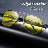 Men Women Night Vision Sunglasses Unisex Polarized Pilot Sun Glasses Luxury Anti-glare Driving Riding Glasses UV400 Protection