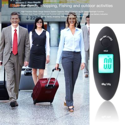 IE❤40kg100g Portable Digital Hanging Luggage Electronic Weighting Scale With Starp
