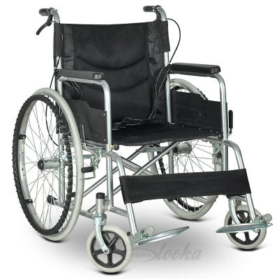 wheelchair พับได้ เบา รถวีลแชร์ รุ่น S-ONE แบบพกพา วิลแชร์ โครงสร้างอัลลอยไม่เป็นสนิม wheel chair เก้าอี้รถเข็น รถเข็นผู้ป่วย รถเข็นผู้สูงอายุ  Homemakers รถเข็นผู้ป่วย วีลแชร์ พับได้ เหล็กกล้าคาบอนอย่างดีแข็งแรง ทนทาน พกพาสะดวก