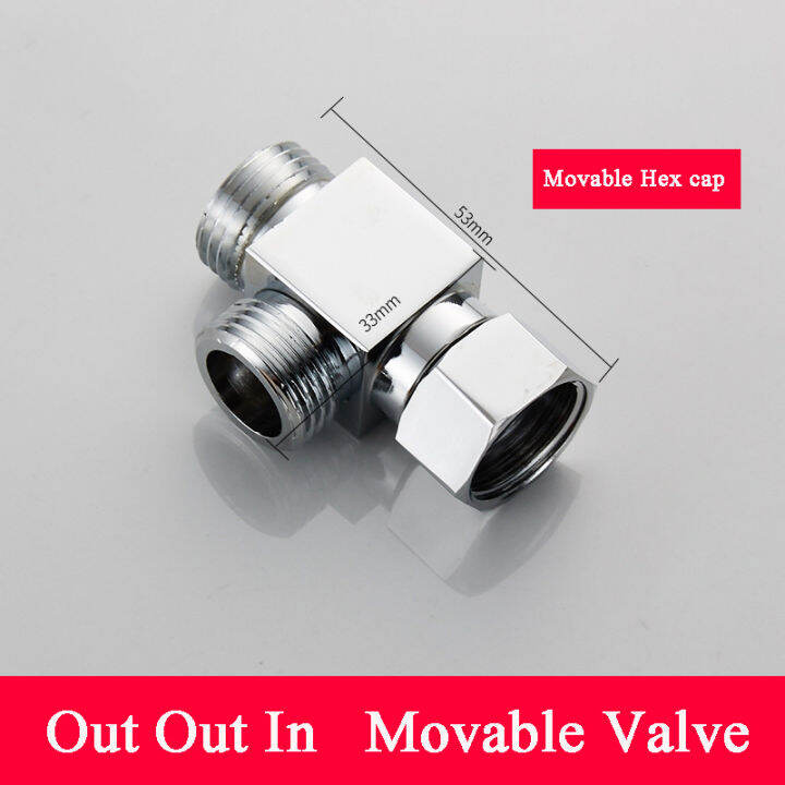 TAISHER 2 Stück 304 Edelstahl 3-Wege T-Stück - Flexibler Verbinder 3/4" Für Wasseranschlüsse