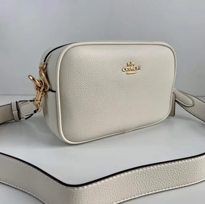Original Coach CA207 Jamie Camera Bag In Pebble Leather Chalk Lazada PH