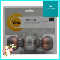 ลูกบิดห้องน้ำ YALE KN-VCA5122US11 หัวกลม สีทองแดงรมดำYALE KN-VCA5122US11 ANTIQUE COPPER BATHROOM KNOB **สินค้าแนะนำ**