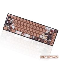 （Miss qis keycap）138คีย์ GenshinKeycaps GameHutaoDecoration แฟนโอตาคุเกม PlayerProps ของขวัญอะนิเมะปุ่มกด