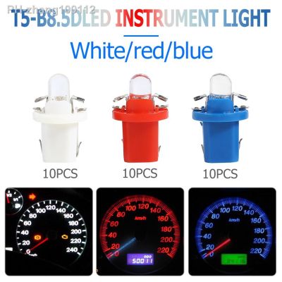 10x T5 B8.5D LED Car Dashboard Light Bulbs Instrument Cluster Panel Light Bulbs Better Protection Of Automotive Circuits