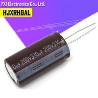 5PCS 200v330uf 330uf220v 18*35 Electrolytic capacitor 200v 330uf 18x35 Electrical Circuitry Parts