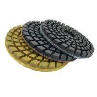 4 Inch 100mm 3 PCS Set Step Diamond Polishing Pads For Concrrete Terrazzo Waterstone Thickness 6mm