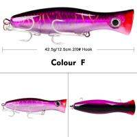 13ซม. 43G Hard เหยื่อพลาสติกใหม่ Popper Trolling Lure ปลา Pike Big Lure Sealurer 3d ตา Minnow คุณภาพเหยื่อมืออาชีพ