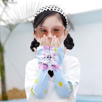 ๑ Child Oversleeve Sun Protection Kids Cartoon Arm Cooling Sleeve UV Protection Sleeves Cuffs Breathable Running Arm Sleeves