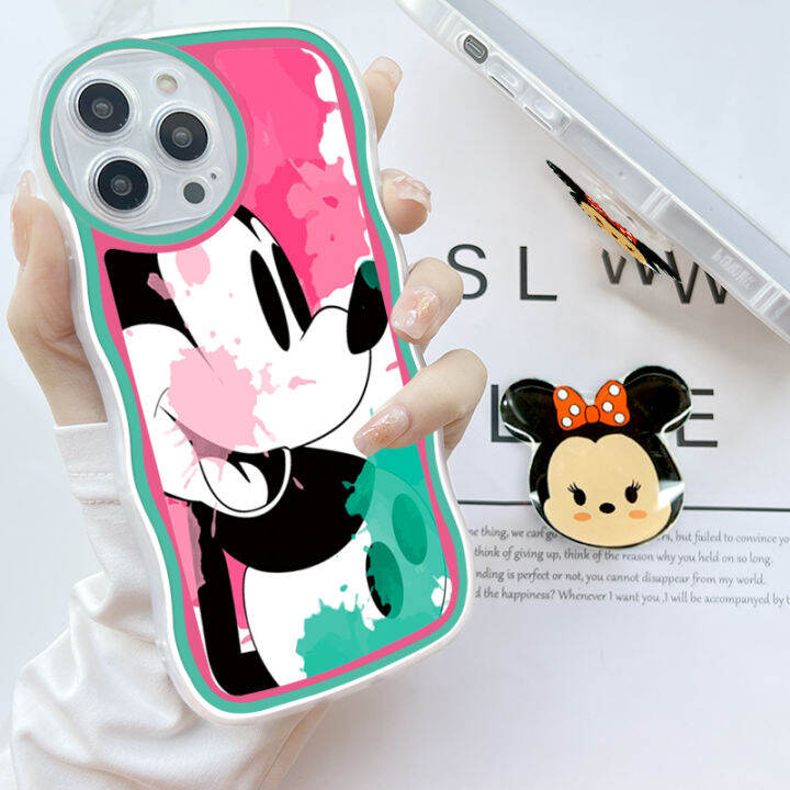 เคส-ggk-สำหรับ-oppo-f3-f3บวก-r9s-บวก-r9s-โปรพร้อมที่ยึดฟรีเคสโทรศัพท์หยักนิ่มแฟชั่นมิกกี้การ์ตูนกันกระแทกเคสโทรศัพท์มือถือป้องกันกล้องคลุมทั้งหมด