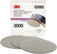 ↂ✕ 6 Inch 3M Trizact Hookit Foam Abrasive Disc Sanding Sponge Sandpaper 3000 Grit 5000 Grit