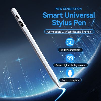 《Bottles electron》ปากกา Stylus สากลพร้อมจอแสดงผลดิจิตอล,ดินสอสัมผัส Capacitive สำหรับ Apple iPhone iPad Google Xiaomi HUAWEI โทรศัพท์แท็บเล็ต
