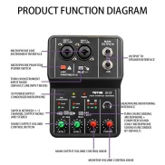 TEYUN Q12 Computer Recording Sound Card 2