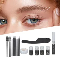 21ml Lash Lift Brow Lamination Kit Semi Permanent Eyebrow Eyelash Perm Lamination Set Eyelash Curling Wild Eyebrow Styling