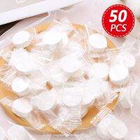 ♟ 50pcs Disposable Towel Compressed Portable Travel Non-woven Face Towel Water Wet Wipe Outdoor Moistened Tissues