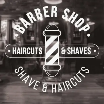 Barbershop Logo Vinyl Sticker Barber Shop Window Decal Hair Cut And Shaves  Wall Art Mural Hair Salon Decor Vinyl Wall…