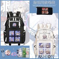 Honkai: Star Rail Schoolbag Avalanche Series Elementary School Middle School High Color Value Large Capacity Backpack Cartoon Anime Shoulder Bag กระเป๋าเป้สะพายหลัง ขนาดใหญ่a a