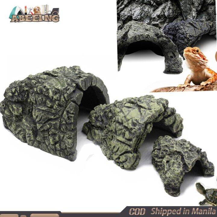 Reptile Hiding Cave Lizard Snake Turtle Python Hide Hideout | Lazada PH