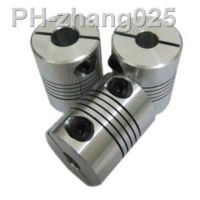 5mm to 10mm Flexible Shaft Coupler 5x10mm Flex Clamp Shaft Coupling Connector Diameter 25mm Length 30mm