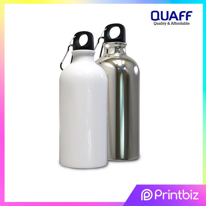 QUAFF Sublimation Sports Jug 500ML (WHITE & SILVER) Lazada PH