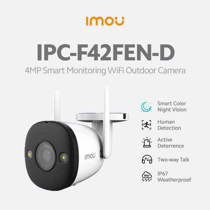 IPC-F42FEN-D 4MP Smart Monitoring WiFi Outdoor Camera | Lazada PH